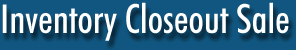 inventory closeout sale