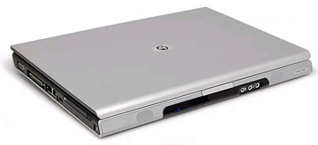 hp pavilion DV1000 laptop top view