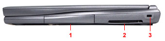 dell latitude c400 laptop side view