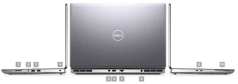 Dell Precision 7550 Usato – I7-10850H, 96GB RAM, 512GB SSD, Quadro T1000, Win10 Pro (Senza Alimentatore)